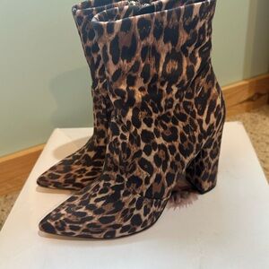 Jessica Simpson Animal Print Heeled Boots